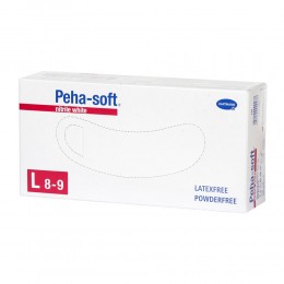 PEHA-SOFT fehér nitril vizsgálókesztyű L 100x
