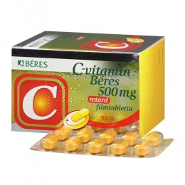 Béres C-vitamin 500mg retard filmtabletta 100x
