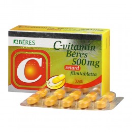 Béres C-vitamin 500mg retard filmtabletta 30x