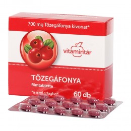 Vitamintár Tőzegáfonya filmtabletta 60x