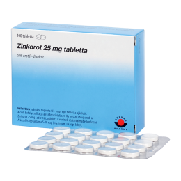 Zinkorot 25 mg tabletta 100x