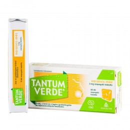 Tantum Verde narancs-méz 3 mg szopogató tabletta 20x