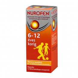 Nurofen 40mg/ml belsőleges szuszpenzió gyermek narancs 100ml