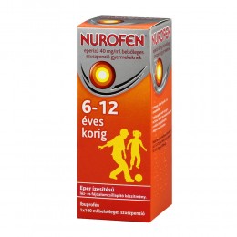 Nurofen 40mg/ml belsőleges szuszpenzió gyermek eperízű 100ml