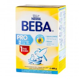 Nestlé Beba PRO 2 tejalapú anyatej-kiegészítő tápszer 6 hónapos kortól 600g