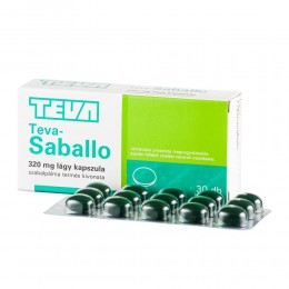 Teva-Saballo 320 mg lágy kapszula 30x