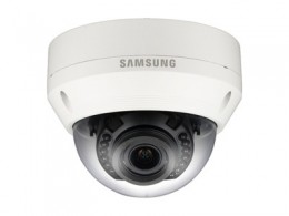 Samsung SNVL5083RP kültéri vandálbiztos motoros zoomos mechanikus Day&amp;Night 1.3 megapixeles HD IP dome kamera, 1/3-os 1.3Megapixel Progressive Scan CMOS chip