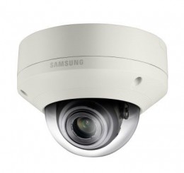 Samsung SNV5084 IPOLIS kültéri vandálbiztos nagydinamikájú motoros zoom-os mechanikus Day&amp;Night 1,3 megapixeles HD IP dome kamera, 1/3-os 1,3Megapixel Progressive Scan CMOS chip, WiseNet III DSP c