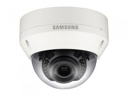 Samsung SNVL6083R IPOLIS kültéri vandálbiztos motoros zoom-os inframegvilágítós mechanikus Day&amp;Night 2 megapixeles full HD IP dome kamera, 1/2,9-os 2Megapixel Progressive Scan CMOS chip