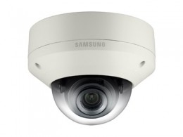 Samsung SNV7084P motoros kültéri vandálbiztos nagydinamikájú mechanikus Day&amp;Night 3 megapixeles varifokális IP Dome kamera, 1/2.8-os Progressive EXMOR CMOS chip