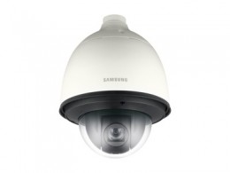 Samsung SNP5321HP kültéri vandálbiztos nagydinamikájú mechanikus Day&amp;Night 1.3 megapixeles IP PTZ Dome kamera, 1/3-os Progressive CMOS chip