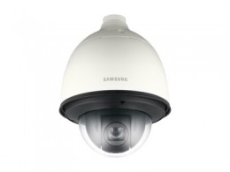 Samsung SNP5430HP kültéri vandálbiztos nagydinamikájú mechanikus Day&amp;Night 1.3 megapixeles IP PTZ Dome kamera, 1/4-os Progressive CMOS chip