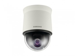 Samsung SNP6321P nagydinamikájú mechanikus Day&amp;Night 2 megapixeles IP PTZ Dome kamera, 1/2.9-os Progressive CMOS chip