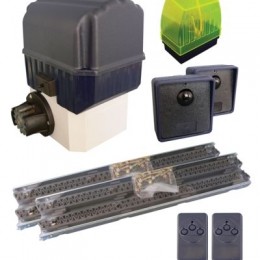 Proteco KIT-LASER8 - tolókapu kit, 1db LASER8 tolókapu motor, 1db Q60S vezérlés, beépített fixkódos rádióvevővel