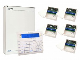 Bentel AK-KOLOSSZ.B PL KYO 320 központ + PREMIUM LCD kezelő + 5 db KYO M-IN/OUT
