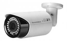 EuroVideo Full HD EVC-IP-BL823IPR2 IP kamera, 1080p/25fps, IR 30m, F 2,8-12mm, T D&amp;N, vandál biztos, 12 VDC/POE