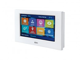 Inim IMB-ALIEN/SB Fehér színű érintőképernyős kezelőegység SmartLiving rendszerekhez. Kijelző: 4,3 inch, 480*272,