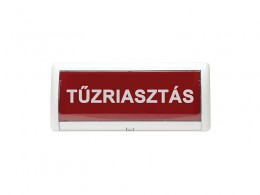 Inim IMT-ISS020 Hagyományos felirati tábla hangjelzővel. Különböző feliratok, IP54 (kültérre is)