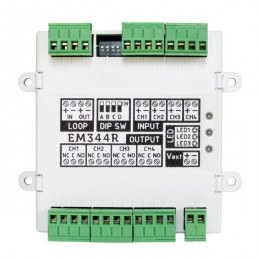 Inim IMT-EM344R 4 bemenettel és 4 relé kimenettel rendelkező modul
