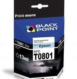 Black Point patron BPET0801 (Epson T0801) fekete