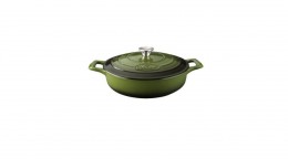 Green öntöttvas kerek sütőtál 28cm