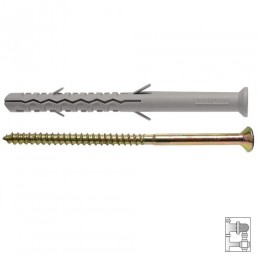 8*100mm tokrögzítő csavar tiplivel