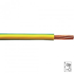 4mm2 Mkh (H07V-K) vezeték zöld-sárga
