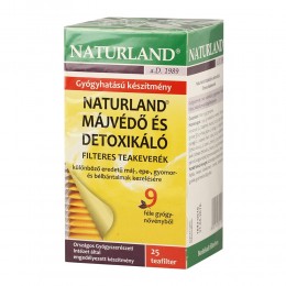 NATURLAND májvédő, detoxikáló filteres tea 25x