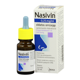 Nasivin 0,25% mg/ml oldatos orrcsepp 10ml