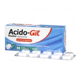 Acido-GIT Maalox rágótabletta 40x