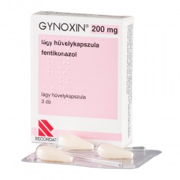 Gynoxin 200 mg lágy hüvelykapszula 3x