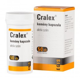 Cralex kemény kapszula (Carbo medicinalis) 50x