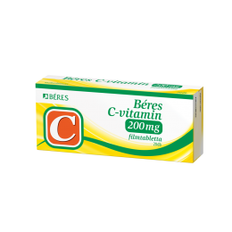 Béres C-vitamin 200mg filmtabletta 20x