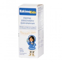 Eskimo Kids étrendkiegészítő olaj Tutti-frutti 105ml