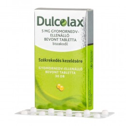 Dulcolax 5 mg gyomornedv-ellenálló bevont tabletta 30x