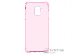 GIGAPACK shockproof gumi/szilikon tok Samsung Galaxy A6 (2018) SM-A600F készülékhez, rózsaszín