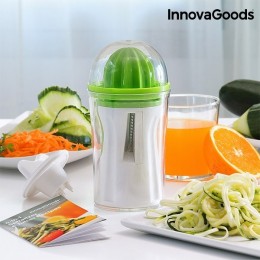 InnovaGoods InnovaGoods 4 az 1-ben Zöldségvágó és Gyümölcsprés Receptkönyvvel