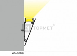 Topmet LED PROFIL WALLE12 BCD NATUR ALU