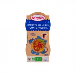 Babybio Jó éjszakát! - Bio paradicsomos-répás polenta 2 x 200 g