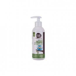 Pure Beginnings Organikus babafürdető és sampon baobabbal 200 ml