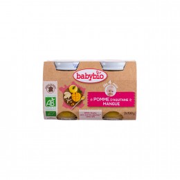 Babybio Bio mangós almapüré 2 * 130 g