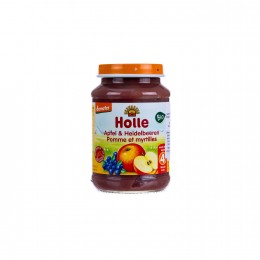 Holle Bio bébiétel almával és feketeáfonyával 190 g