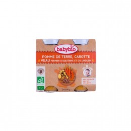 Babybio Bio zöldséges finomság borjúval  2 x 200 g