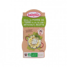 Babybio Bio burgonyás-articsókás ricotta 2 x 200 g