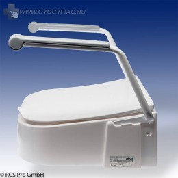 WC magasító felhajtható karfával, állítható magassággal (65-100-130 mm)