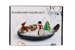 PERFECT HOME 8 részes karácsonyi 3 D kiszúró forma szett