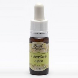 Bach virágterápia , 10 ml - Rezgőnyár, a sejtelem virága - 2-es