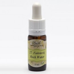 Bach virágterápia , 10 ml - Forrásvíz, a rugalmasság gyógyírja - 27-es