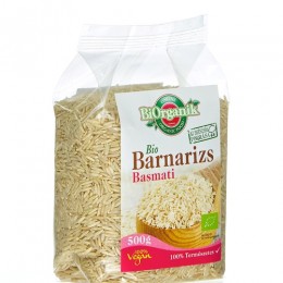 BiOrganik bio basmati barnarizs, 500 g