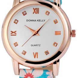 Donna Kelly női karóra műbőr szíjjal